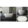 Aquatek DAYTONA 160 x 81 cm VANADAYTONA (Akrylátová samostatne stojaca vaňa )