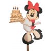 Minnie mouse - drevený farebný zápich