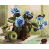 zuty Zuty - Maľovanie Podľa Čísel - Modré Kvety A Ovocie, 40X50 Cm, Plátno (8596530078883)