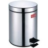 TORO Nerezový nášľapný kôš na odpadky 5l 260951
