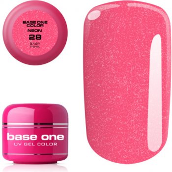 Silcare Neon UV gél Base One 28 Baby pink 5 g