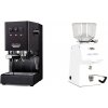 Gaggia Classic E24 BC, black + Ascaso H64, white
