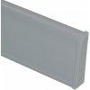 Soklová lišta VIGO, 2200 × 60 × 15 mm, plast, tmavosivá, SPVIG6003