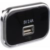 USB 2,4A zásuvka 12/24V, chrómový rámček (34678.1)