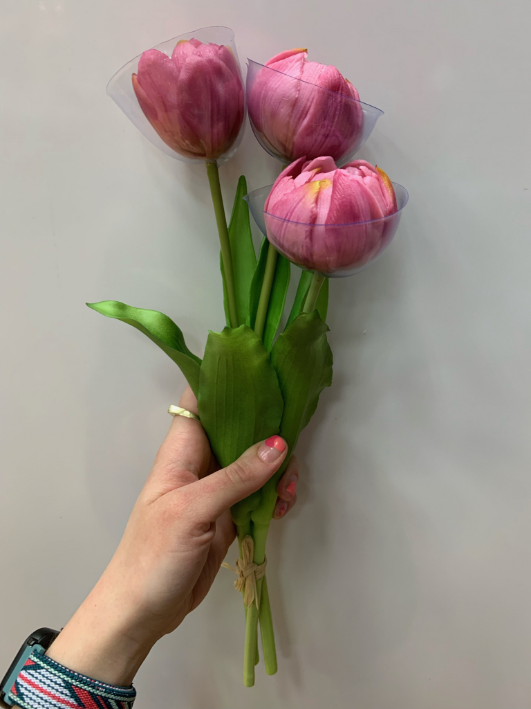 Villeroy & Boch - zväzok tulipánov 3 ks, lila - Artificial Flowers