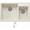 Blanco LEGRA 8 biela soft 527089 + Blanco MIDA-S chróm 521454