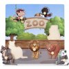 Tulimi Drevené zábavné, vkladacie puzzle Zoo – 6 dielikov 8596309404875