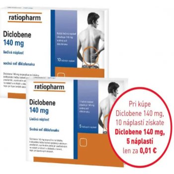 Diclobene 140 mg emp.med.10 x 140 mg od 13,95 € - Heureka.sk