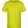 James & Nicholson Tričko JN 358K, sportovní, žerzejové, krátký rukáv, dětské COT02358Ki6403-acid yellow L Žlutá acid