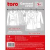 TORO Ochranný vak na odev, 5 ks, Farba transparentná