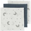 Meyco Mušelínové pleny 3-balení - Moon indigo