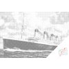 Vymalujsisam.sk Bodkovanie - Titanic Farba: Zelená, Veľkosť: 40x60cm, Rám: Na kartónovej doske