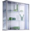 Dizajnová nástenná vitrína ,v x š x h 800 x 820 x 250 mm EUROKRAFTpro