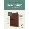 NLT Compact Giant Print Bible, Filament Enabled Edition (Red Letter, Leatherlike, Mahogany Celtic Cross)