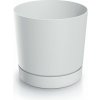 PROSPERPLAST Kvetináč TUBO P 19,9cm biely