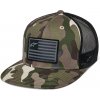Kšiltovka FLAG FLAT, ALPINESTARS (zelená camo/černá)