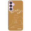 Picasee silikónový prehľadný obal pre Samsung Galaxy A55 5G A556B - Wine not