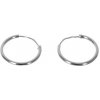 Argento Strieborné náušnice krúžky - 16 mm priemer 65552