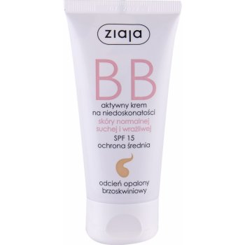 Ziaja BB Cream Normal and Dry Skin bb krém pro normální a suchou pleť SPF15 Dark 50 ml