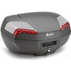 E46N2 Riviera kufr GIVI černý (Monolock s vlastní plotnou), červené odrazky, objem 47 ltr.