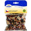Detoa Drevené korálky - Mix perál hnedoprírodných 100g