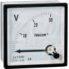 Tracon Analógový voltmeter pre jednosmerné napätie 96x96mm 0-250V DCVM96-250