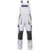 Cerva Pánske pracovné nohavice s náprsenkou MAX SUMMER - Biela / šedá | 44