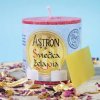Sviečka želania Astron - valec 5,5 cm, Červená