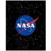 E plus M · Fleecová deka NASA - motív Čierny vesmír - Nano Coral 220 gr./m2 - 120 x 150 cm