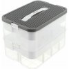 Kruzzel 25756 Úložný box na stavebnice, 15 l, 2 poschodia