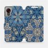 Flipové puzdro na mobil Samsung Galaxy Xcover 5 – V108P Modré mandala kvety 5903516674626