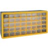 Organizér na stenu Strend Pro SBx3045-F, 40 zásuviek, 50x16x25 cm, max. 25 kg