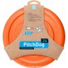 PitchDog Hračka penový lietajúci disk oranžový 24 cm