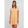 Urban Classics Ladies Valance Tee Dress paleorange