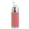 Pura Termo fľaša so slamkou 260 ml Rose