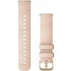 Garmin řemínek Quick Release 20mm, nylonový růžový, zlatá přezka 010-12924-12
