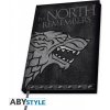 ABYstyle zápisník Game of Thrones Stark Premium A5