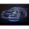 Beling 3D lampa,Porsche 911 GT3 RS, 7 farebná DA1JTFDFV2