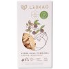 LASKAO VEGAN Biela čokoláda s kokosom a kúskami mandlí 75 g bez cukru sladená xylitolom