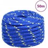 vidaXL Lodné lano modré 20 mm 50 m polypropylén