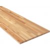 Exclusivholz Pracovná doska, buk rustikálny, 2000 × 800 × 27 mm, PL.BP.27.800.2000.BC.M