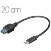 PremiumCord Adaptér USB-C (M) - USB 3.0 A (F), 0,2 m (kur31-01)