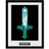 Rámovaný Obraz - Minecraft - Diamond Sword