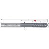Karnasch 3065920800063 | Tvrdokovová diamantom povlakovaná, hrubovacia stopková fréza zaoblená 8,0x4,0x25-63x8 mm, Z=12