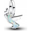 Pandora Strieborný mini prívesok Biela holubica Moments/ME 794566C01