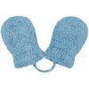 New Baby Detské zimné rukavičky so šnúrkou Modrá
