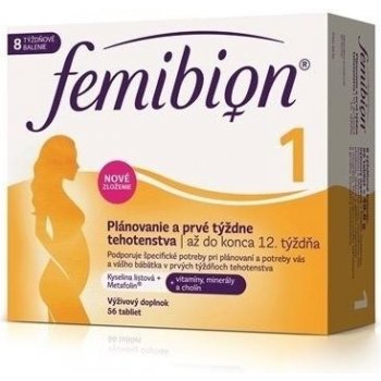 FemiBion 1 kyselina listová a Metafolin + vit. D3 60 tabliet