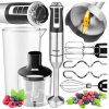 TYČOVÝ MIXÉR MULTIFUNKČNÝ MIXÉR SILNÝ TURBO ČEPELE TITÁNOVÉ 7W1 1500W