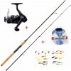Mistrall Prívlačový set Lamberta XR Spin 2,7m 5-20g + vlasec a gumové nástrahy ZADARMO