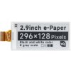 Waveshare 296x128, 2.9 palcový E-Ink raw display panel
